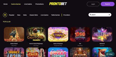 Prontobet casino online